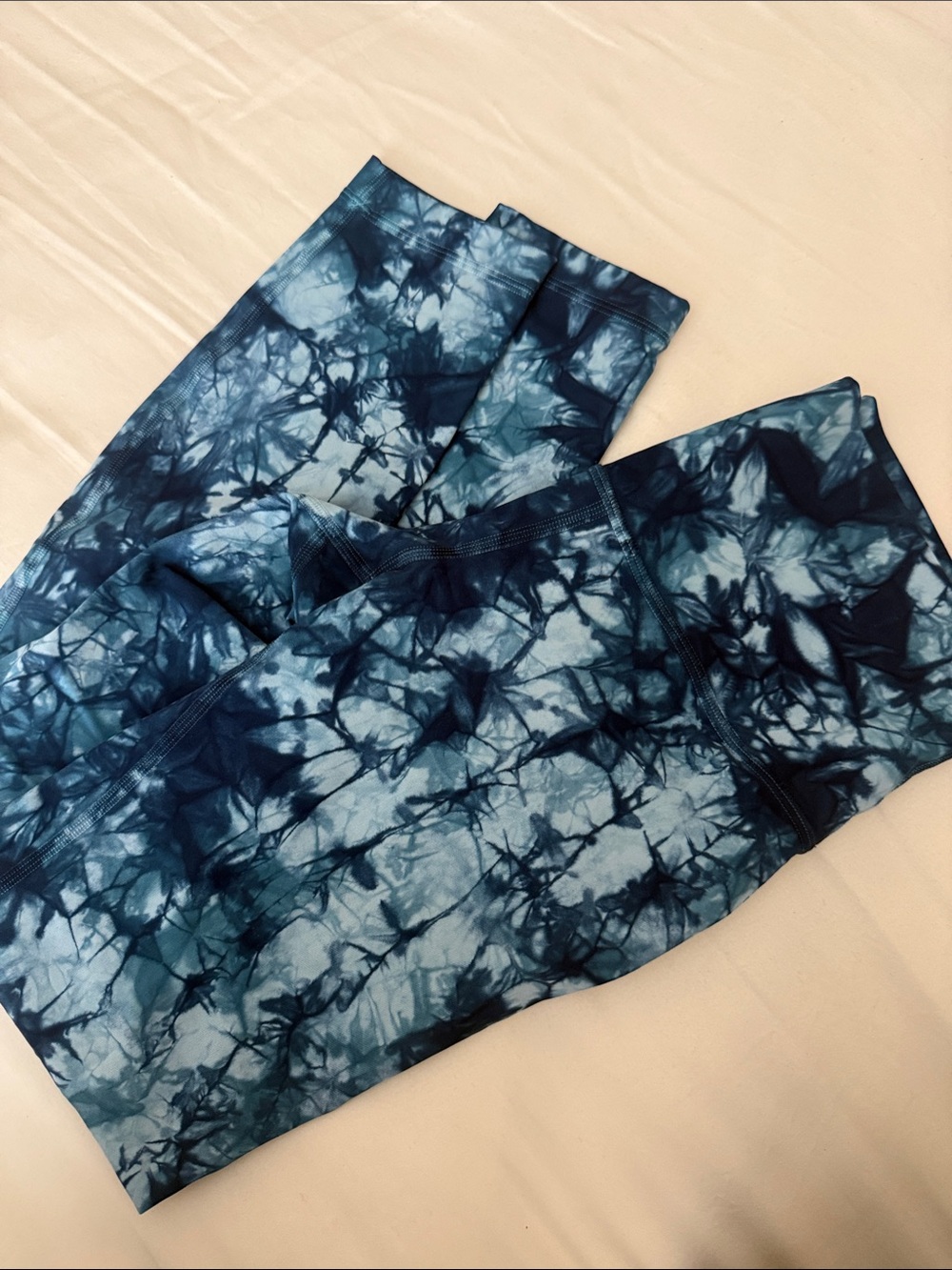 Lululemon Blue Tie-Dye leggings